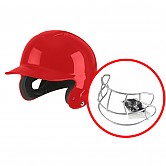 BMC 2020 유소년 헬멧 안면보호대 탈부착가능 (적색)