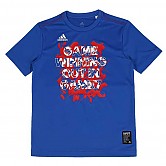 [2250] ADIDAS 5T TYPO G 키즈 티셔츠 (청색)