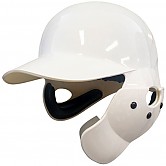 엑스필더 초경량 헬멧 (유광 백색) 양귀 + 검투사 좌귀/우타