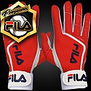 [9304] FILA 배팅장갑 (백+적)