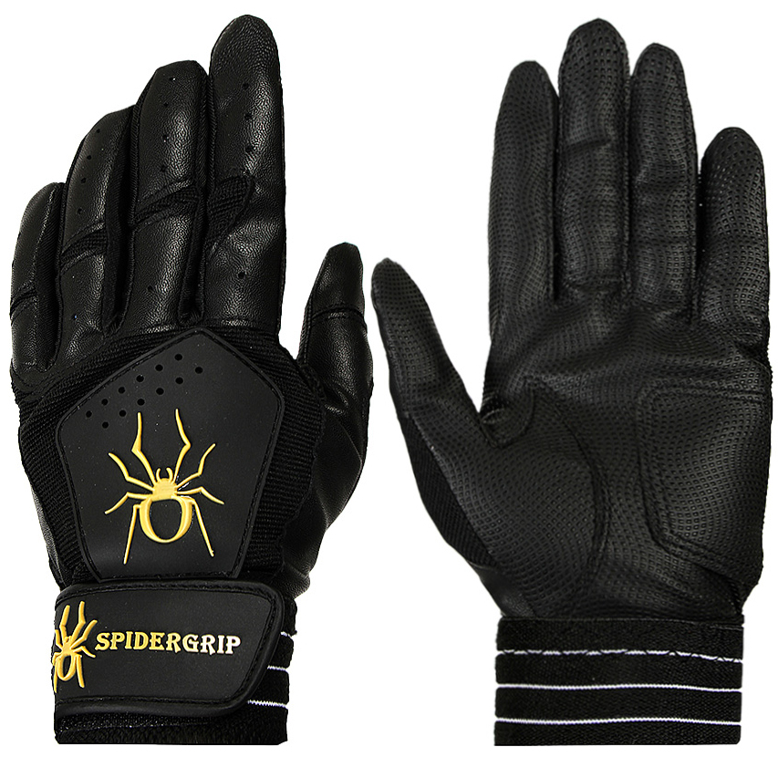 스파이더 그립 배팅장갑 (올검정)
