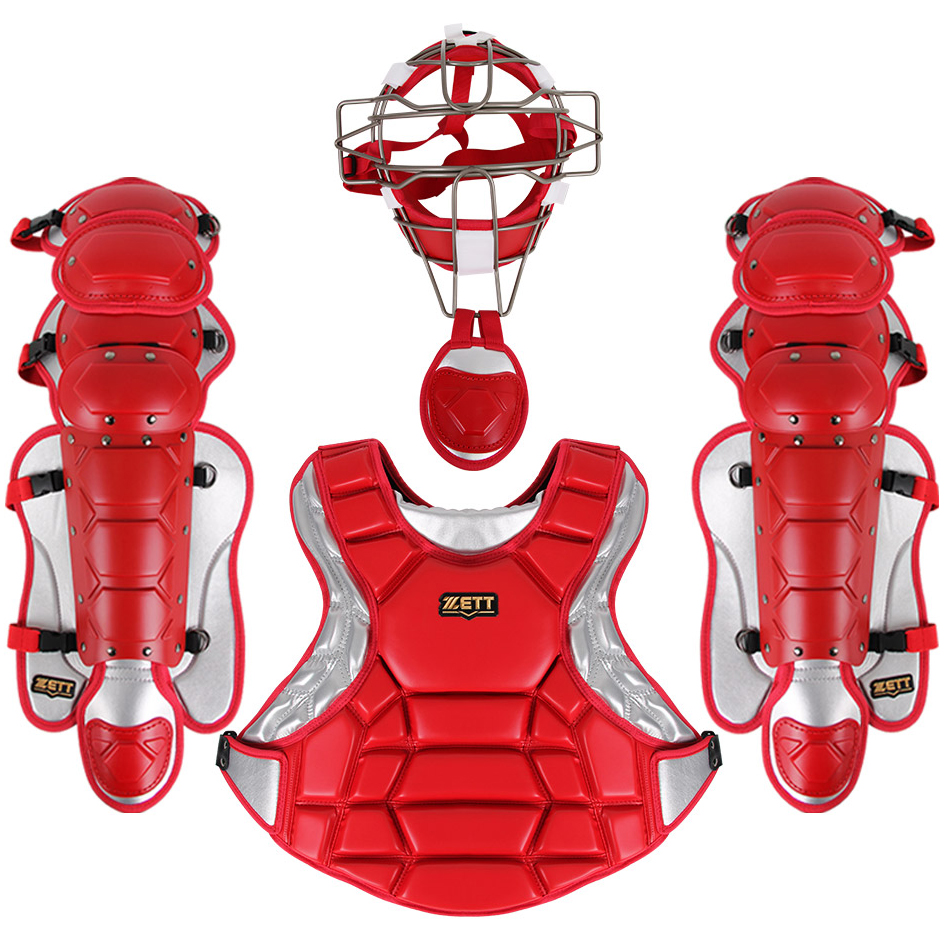 [BLK-007] ZETT 포수장비세트 (적색)