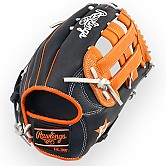 [GHW5GMX BH34-6-HOU] Rawlings 게이머 XLE 외야 (검+오렌지+백) 13인치