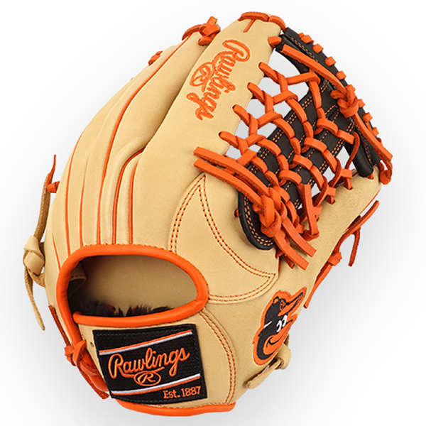 [GHW5GMX N65-4V-BAL] Rawlings 게이머 XLE 내야 (베이지+검+오렌지) 11.75인치