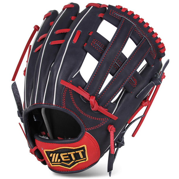 [박찬호3 모델] ZETT 선수보급 내야 (남+적) 11.75인치