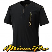 [7609] 미즈노 프로 반팔 바람막이 (검정)