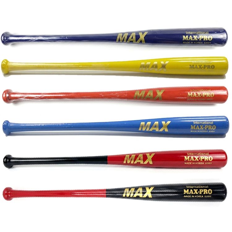 MAX 어린이 선수용 나무배트 (30인치)